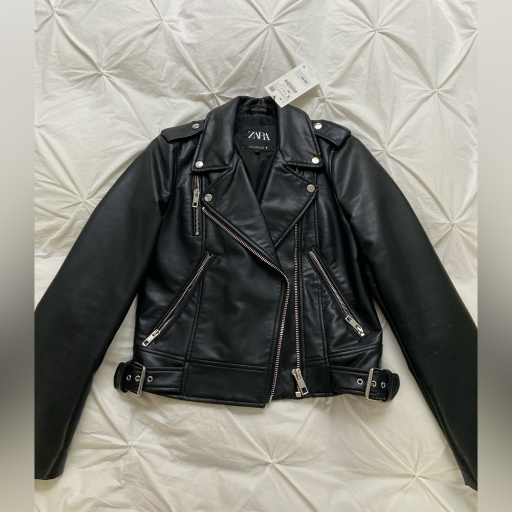 Zara Faux Leather Jacket